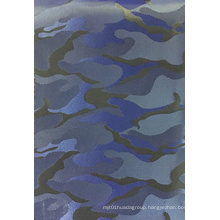 Camouflage Jacquard Polyester Fabric with PVC Coating